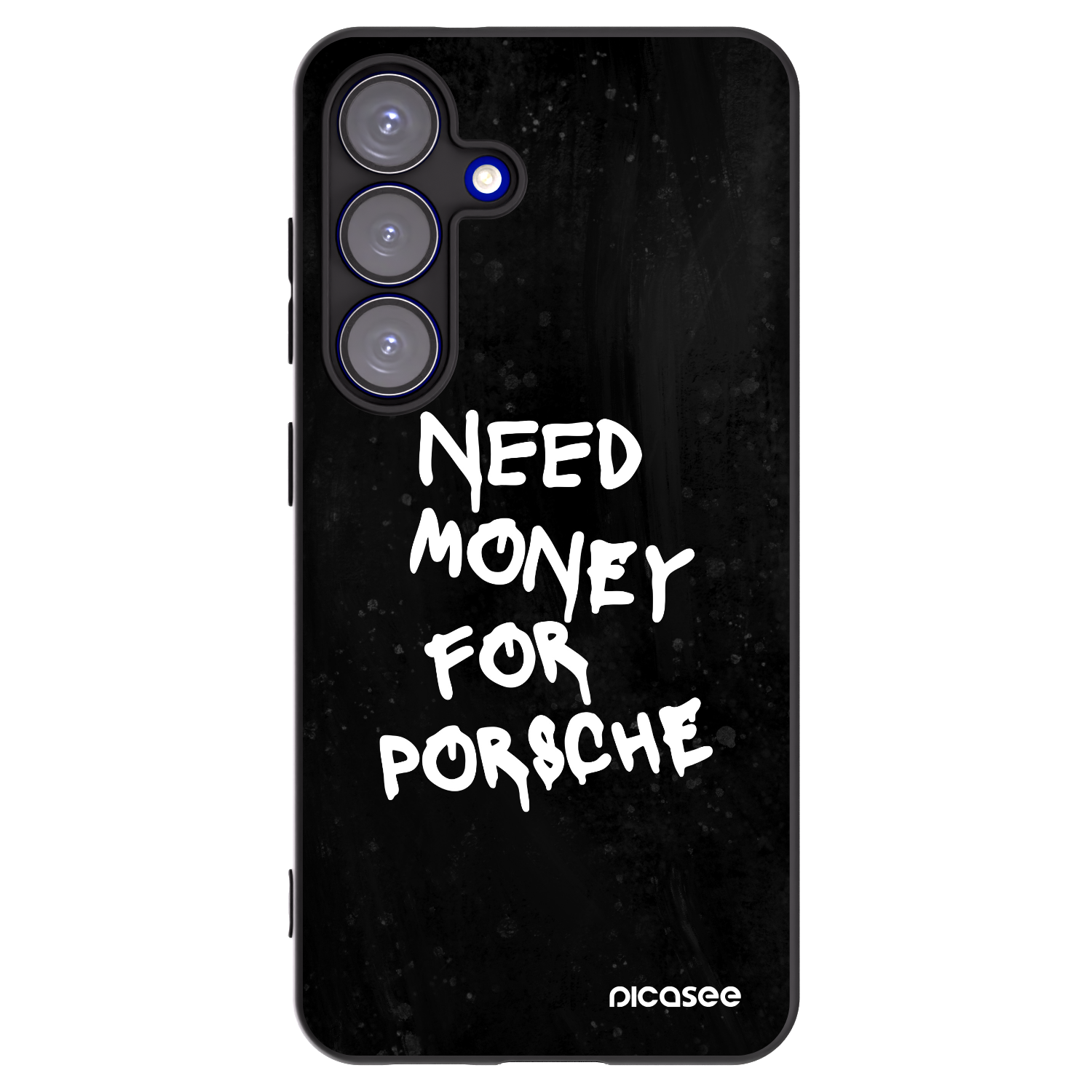 Picasee crna silikonska maskica za Samsung Galaxy S25 5G - Black Dollar