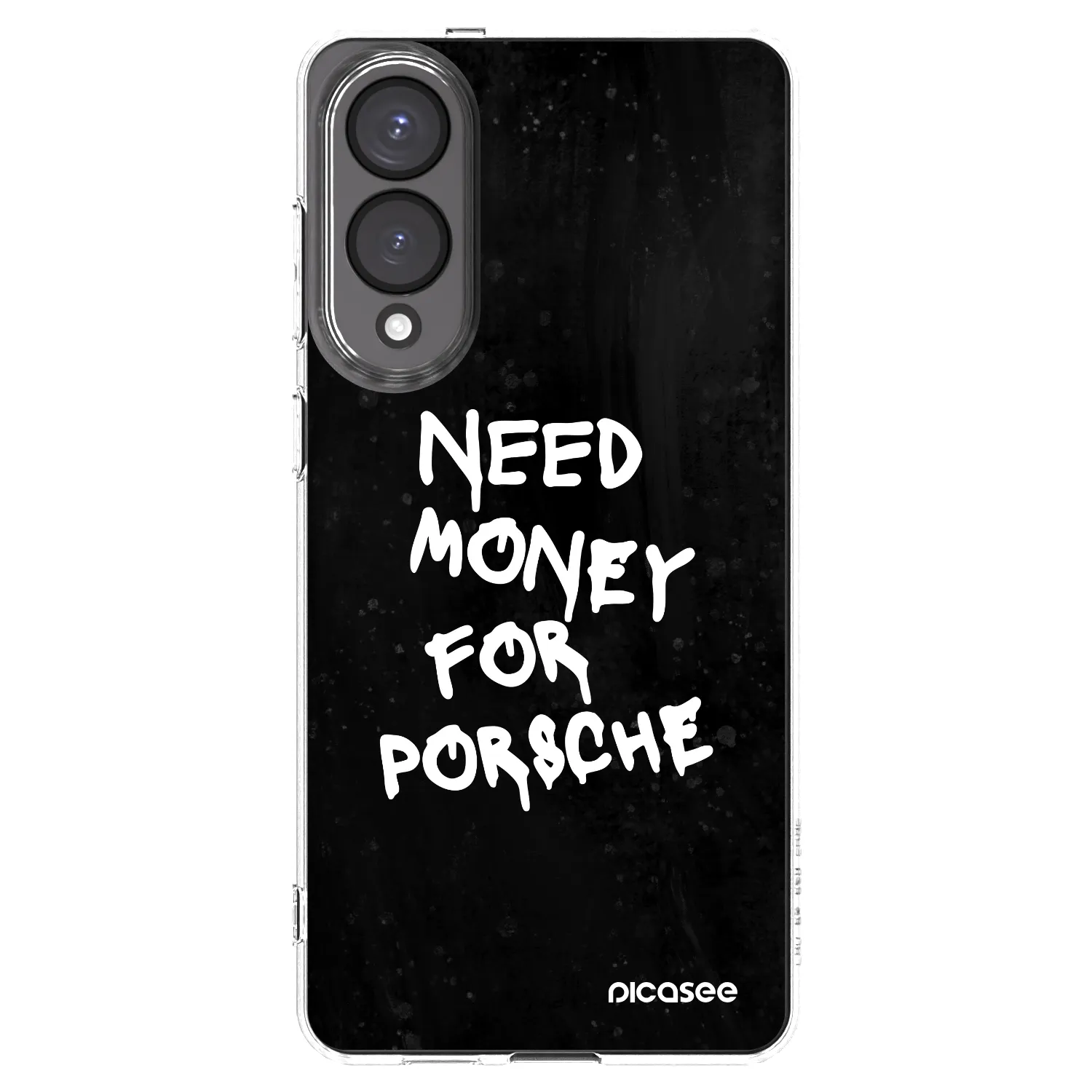 Picasee silikonska prozirna maskica za Samsung Galaxy S25 Edge 5G - Black Dollar