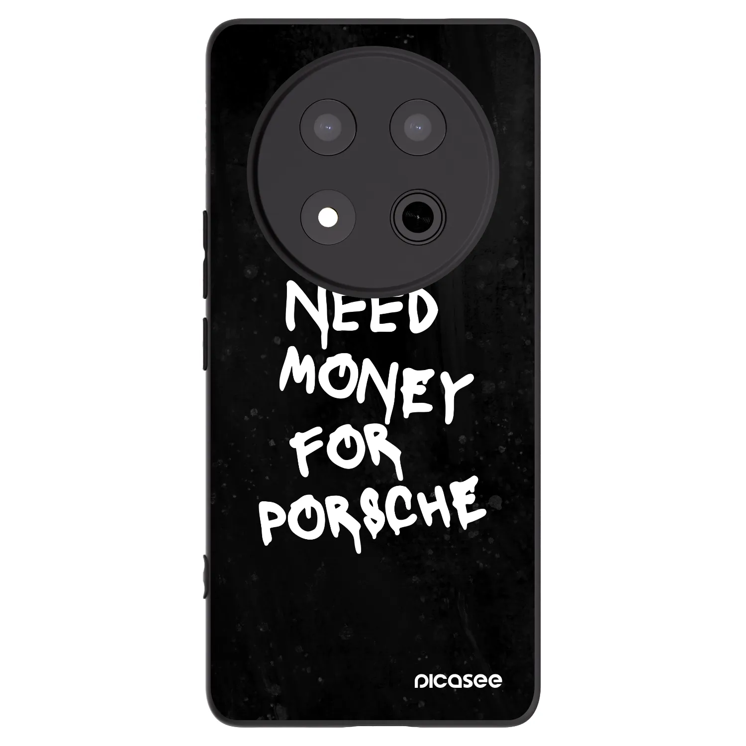 Picasee crna silikonska maskica za Honor Magic7 Lite 5G - Black Dollar