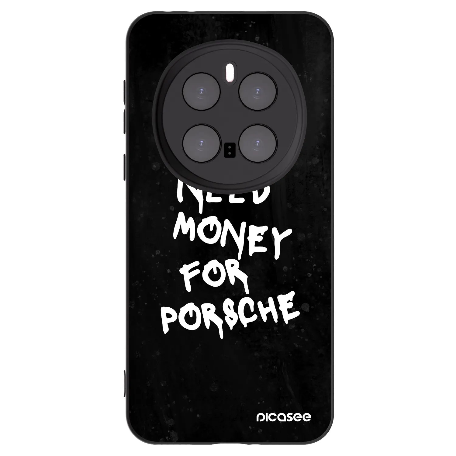 Picasee crna silikonska maskica za Honor Magic7 Pro 5G - Black Dollar