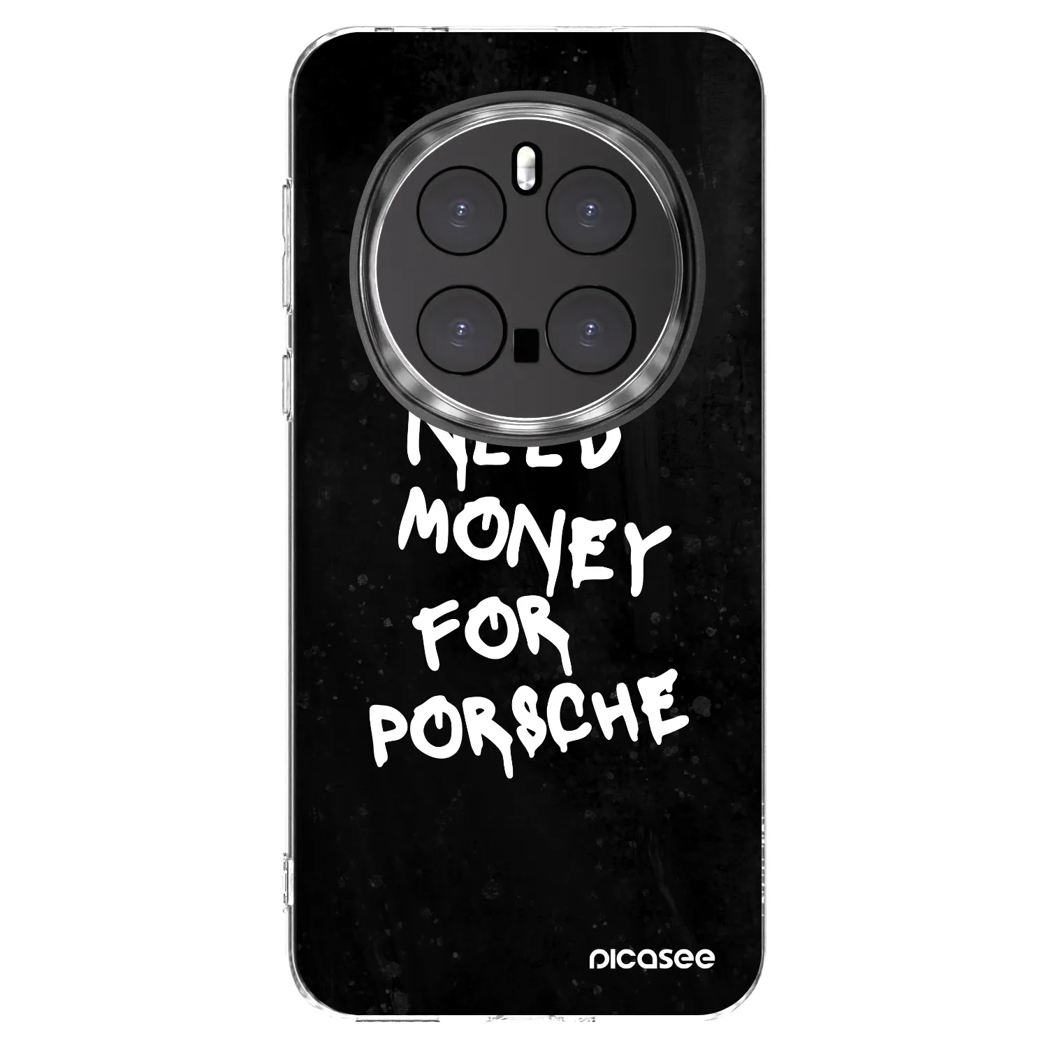 Picasee silikonska prozirna maskica za Honor Magic7 Pro 5G - Black Dollar