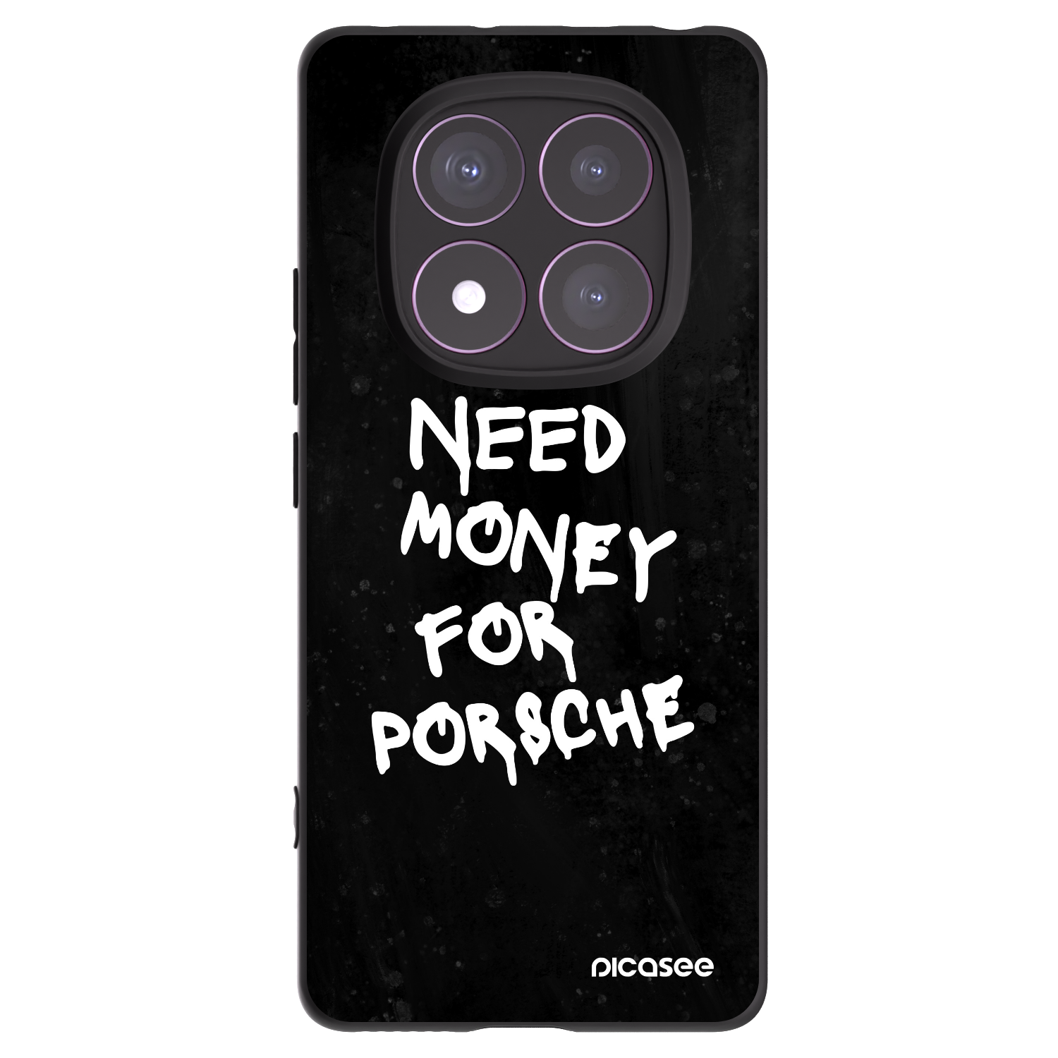 Picasee crna silikonska maskica za Xiaomi Redmi Note 14 Pro 4G - Black Dollar
