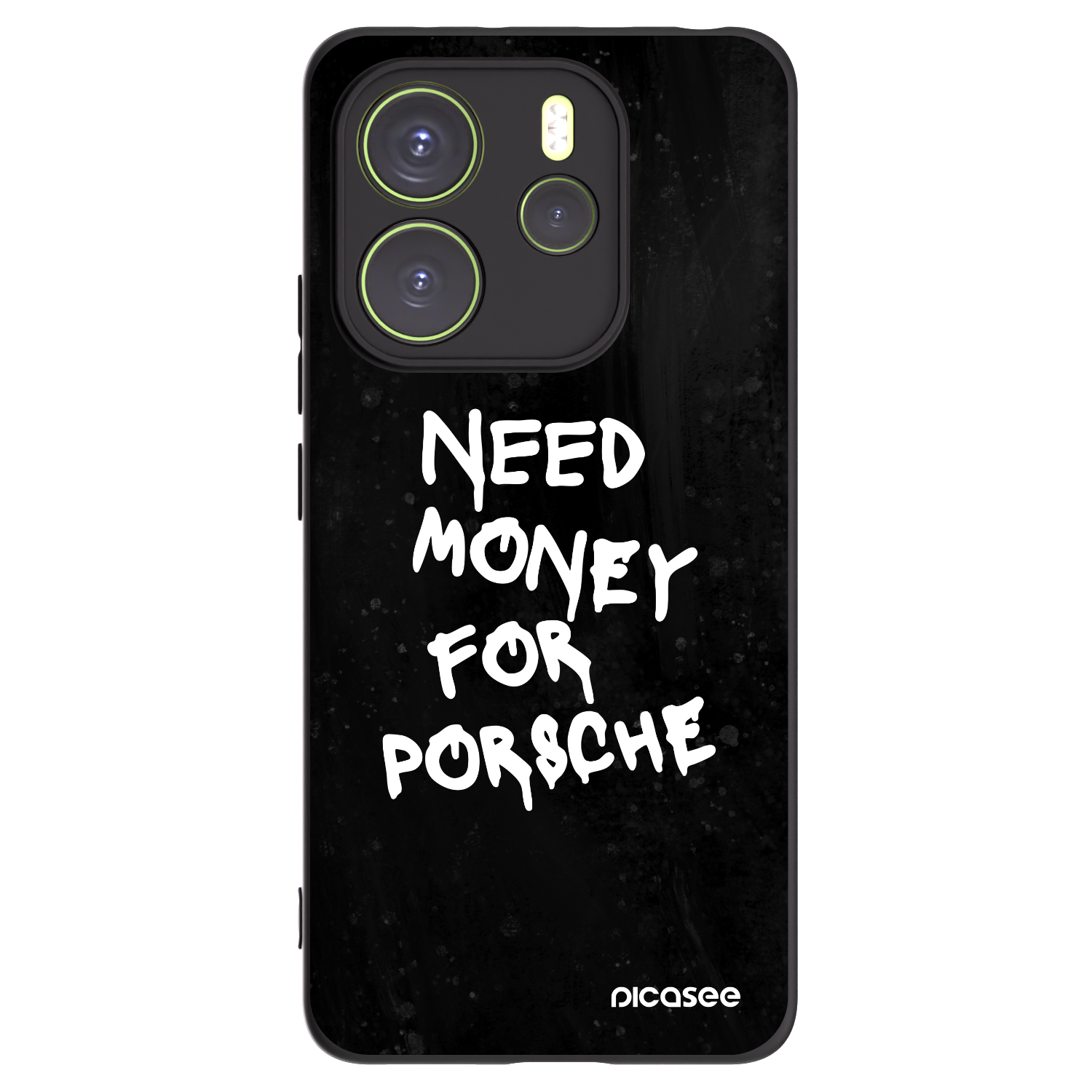Picasee crna silikonska maskica za Xiaomi Redmi Note 14 4G - Black Dollar