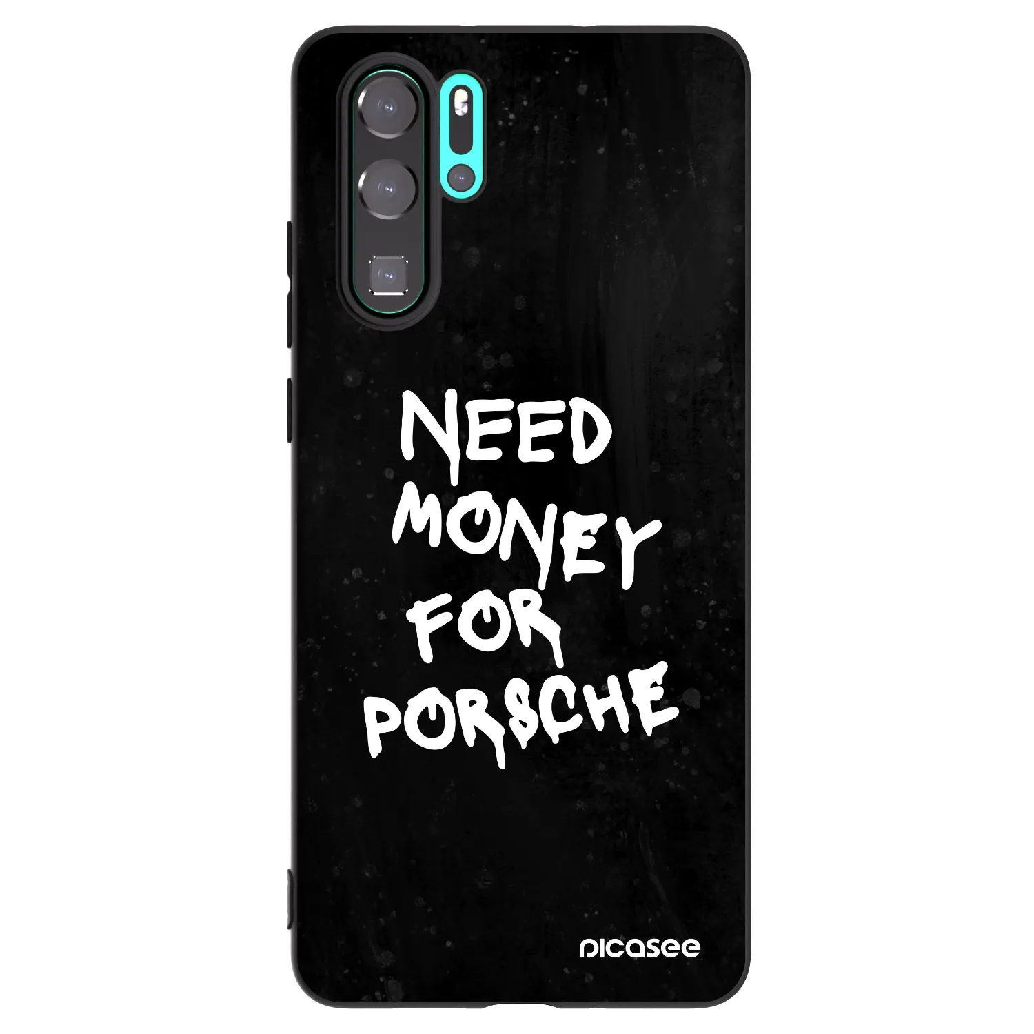 Picasee crna silikonska maskica za Huawei P30 Pro - Black Dollar