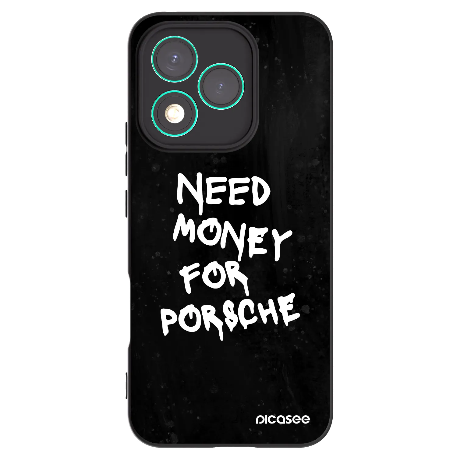 Picasee crna silikonska maskica za Honor 400 Lite 5G - Black Dollar