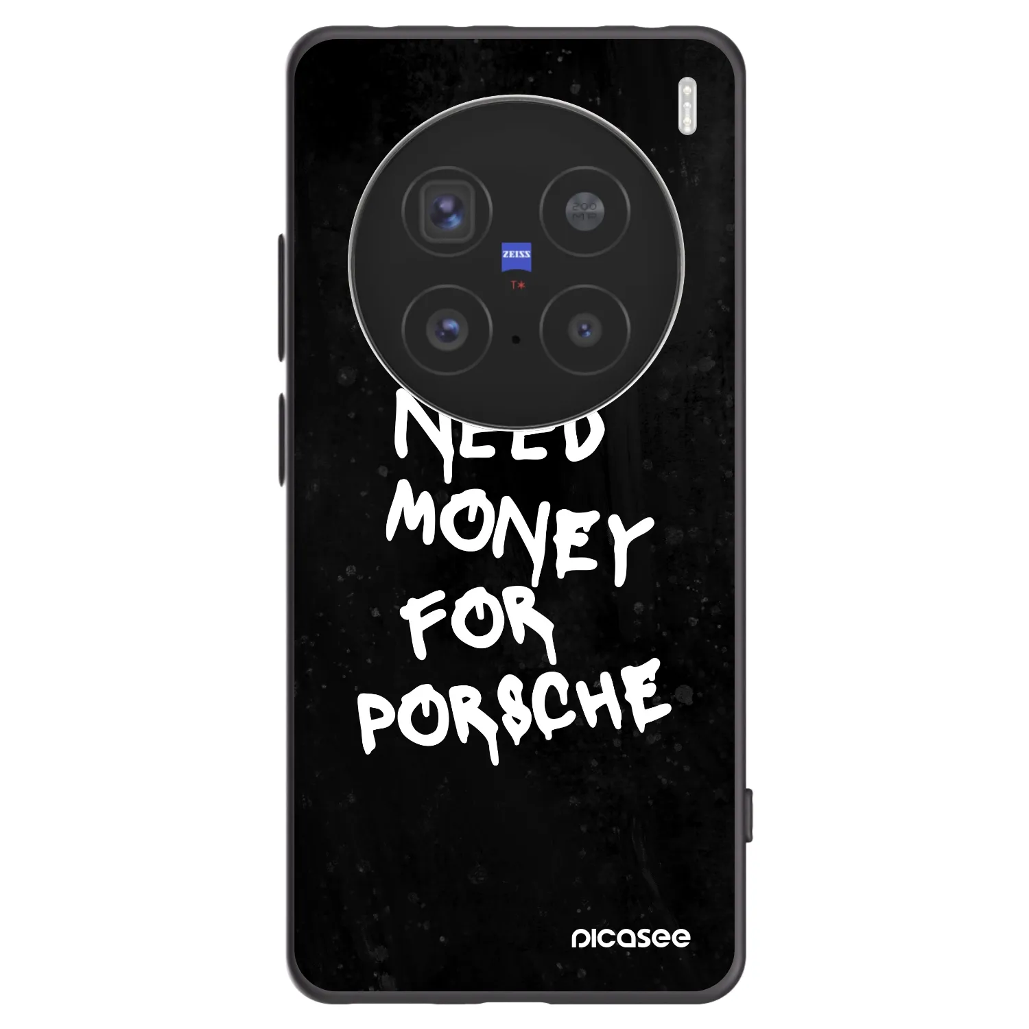 Picasee crna silikonska maskica za Vivo X200 Pro - Black Dollar