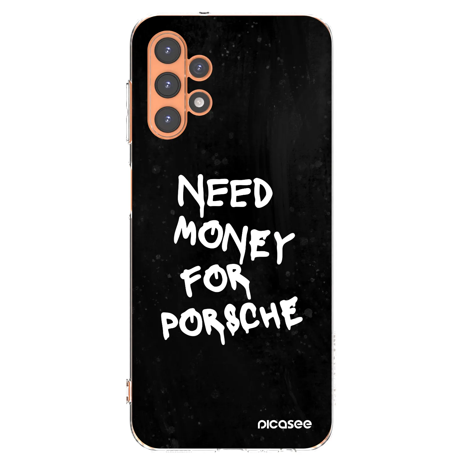 Picasee silikonska prozirna maskica za Samsung Galaxy A13 5G - Black Dollar