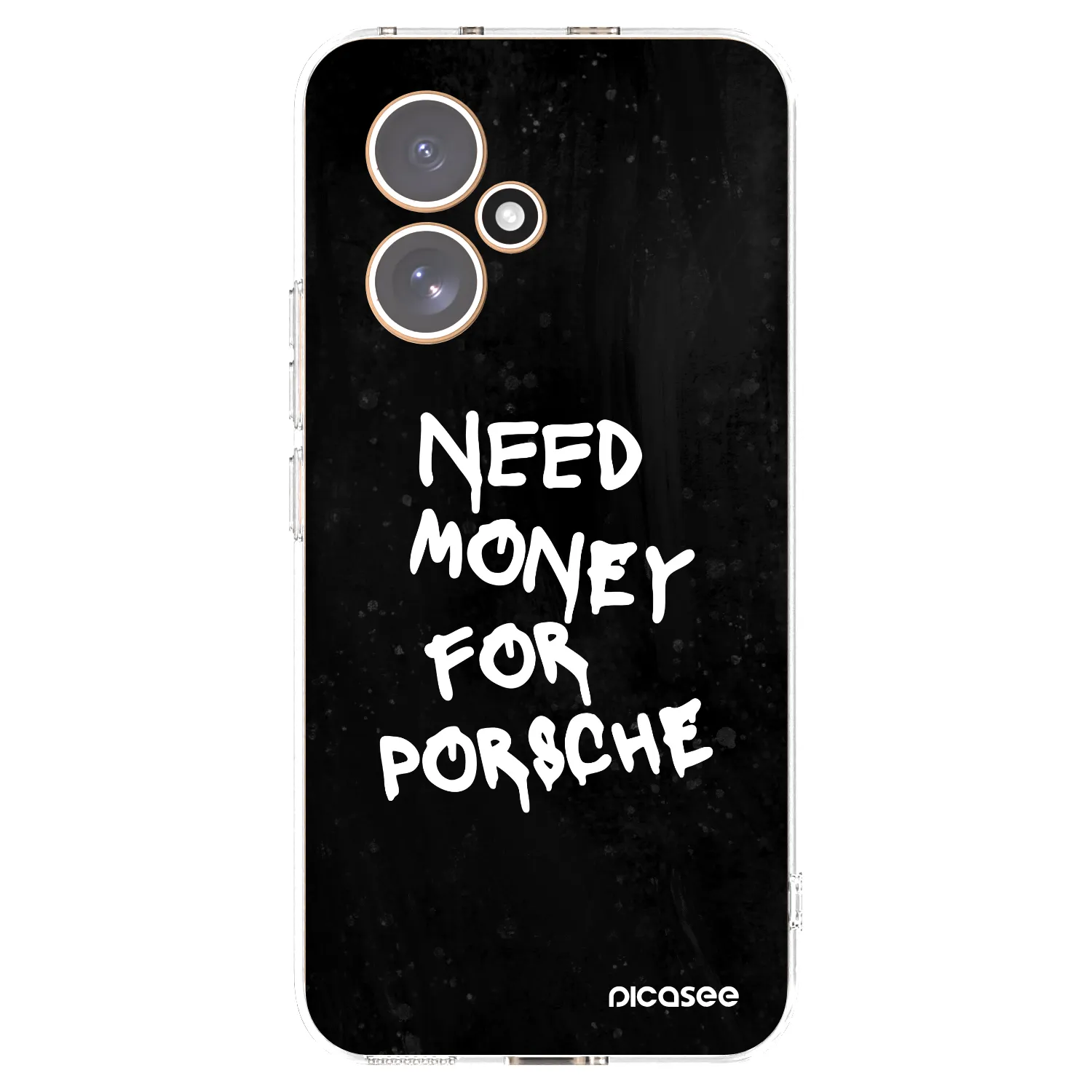 Picasee silikonska prozirna maskica za Honor 400 5G - Black Dollar