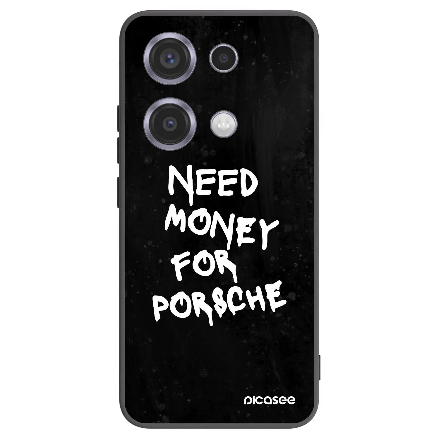 Picasee crna silikonska maskica za Xiaomi Redmi Note 14S - Black Dollar