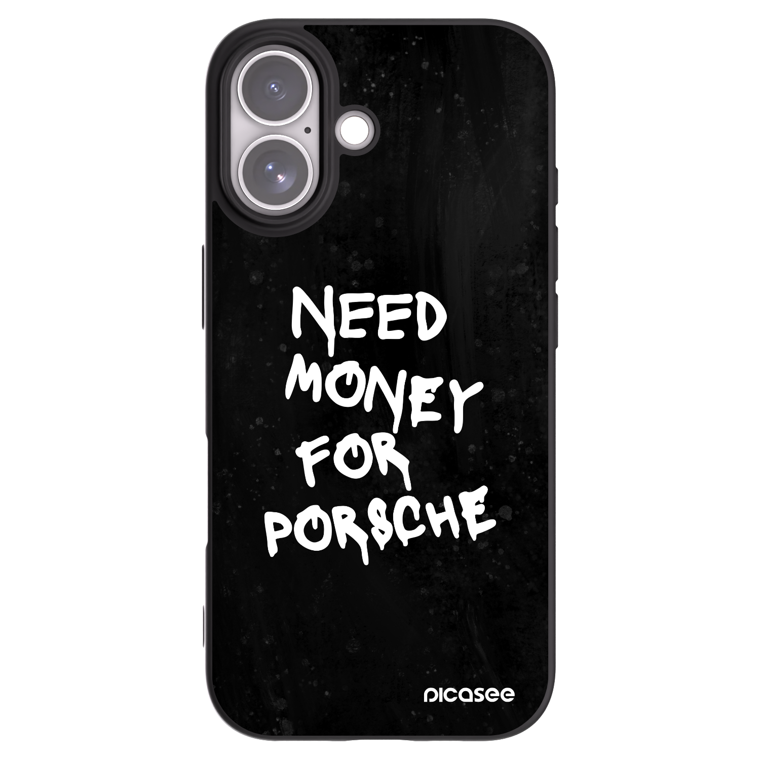 Picasee crna silikonska maskica za Apple iPhone 17 - Black Dollar