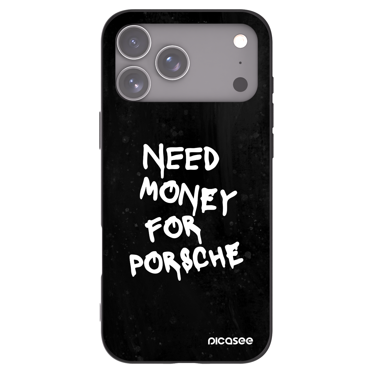 Picasee crna silikonska maskica za Apple iPhone 17 Pro Max - Black Dollar