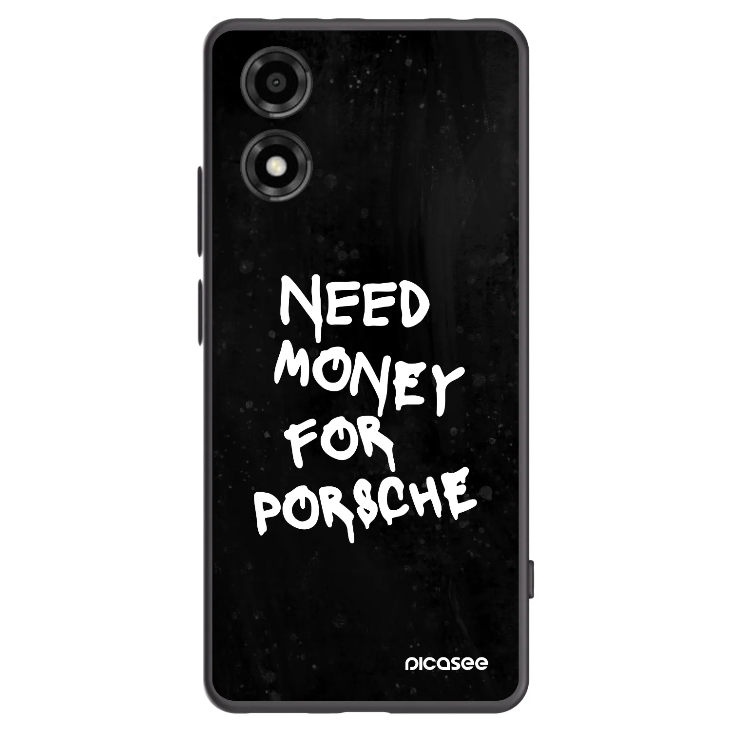 Picasee crna silikonska maskica za Motorola Moto E14 - Black Dollar
