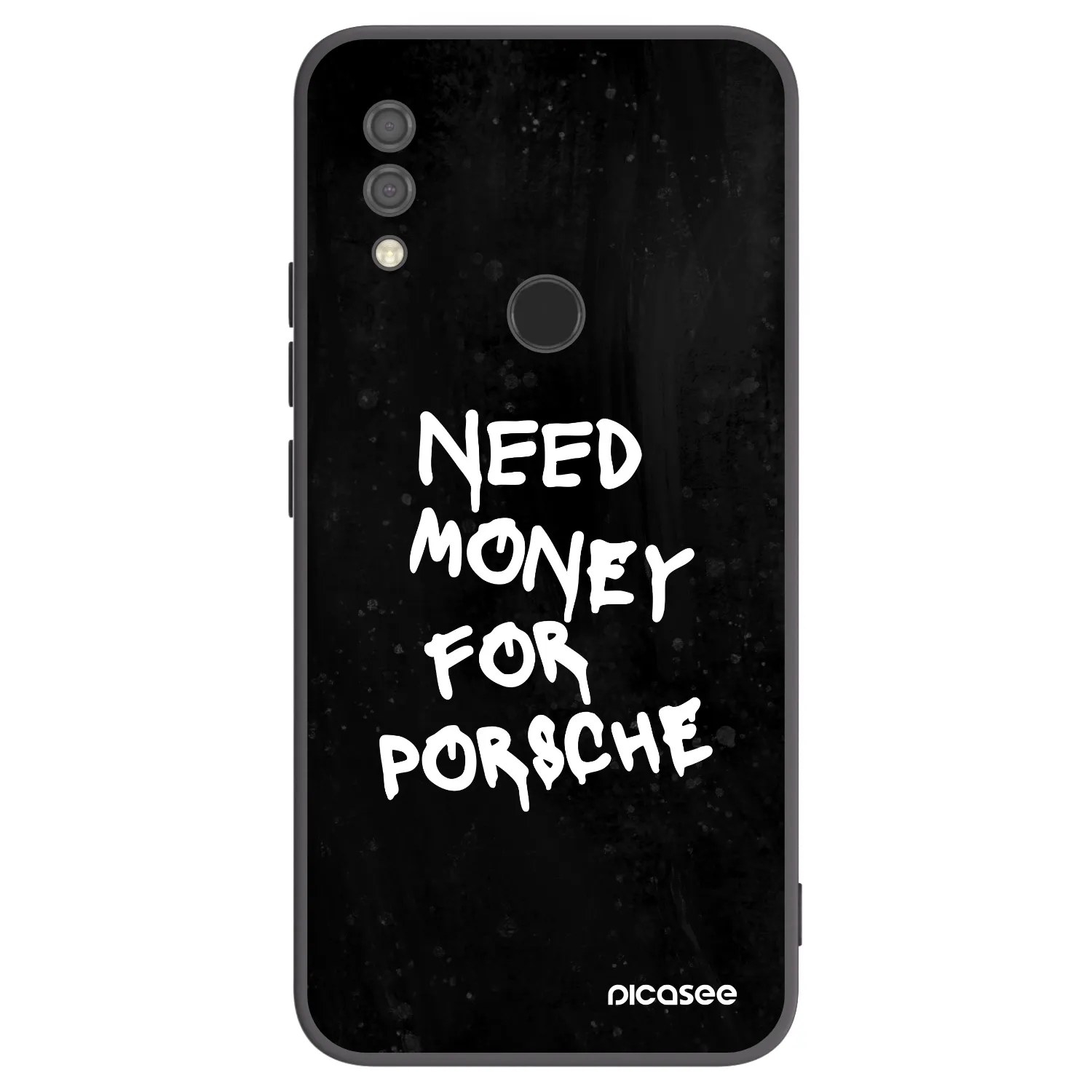 Picasee crna silikonska maskica za Xiaomi Redmi 7 - Black Dollar