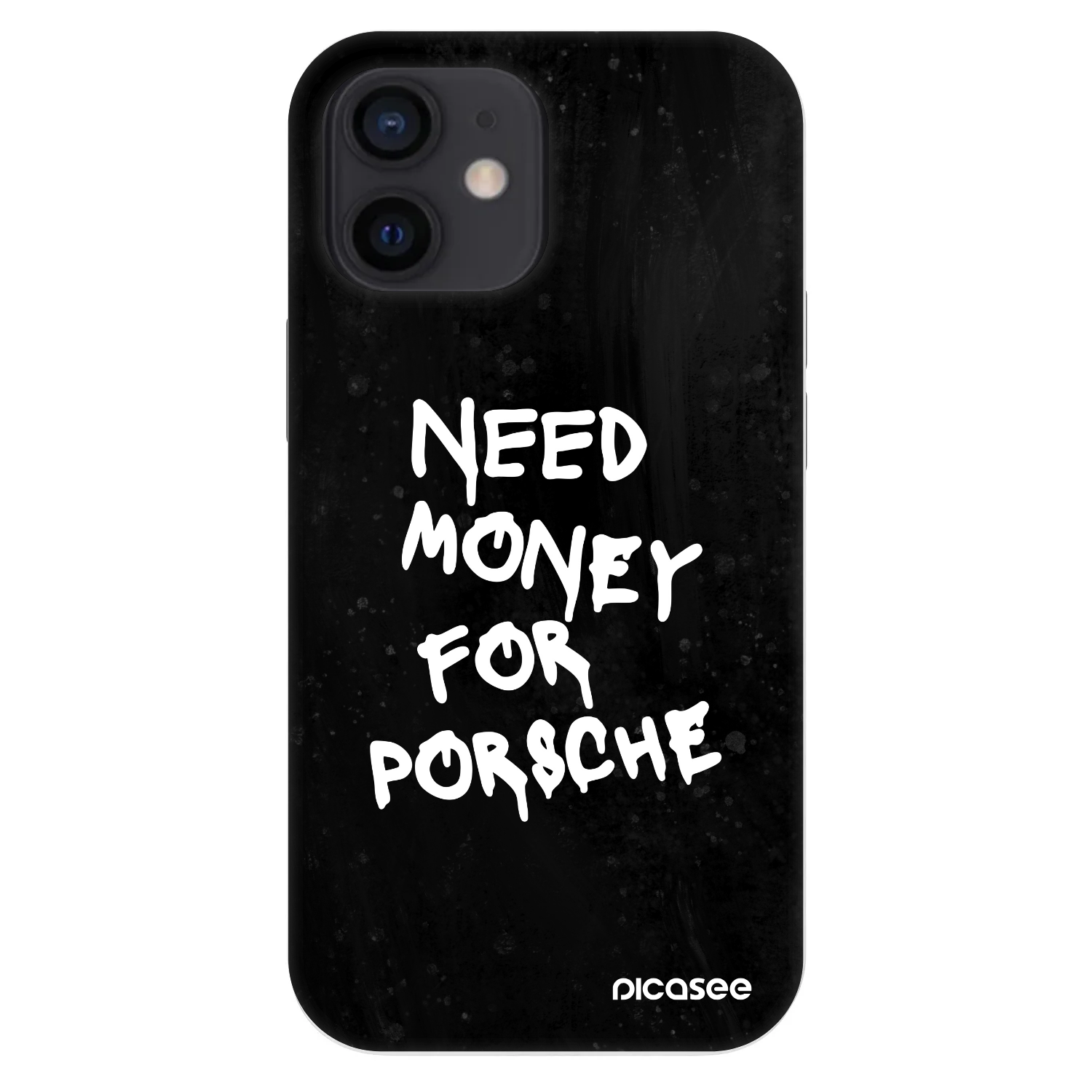 Picasee Fashion Case za Apple iPhone 12 mini - Black Dollar