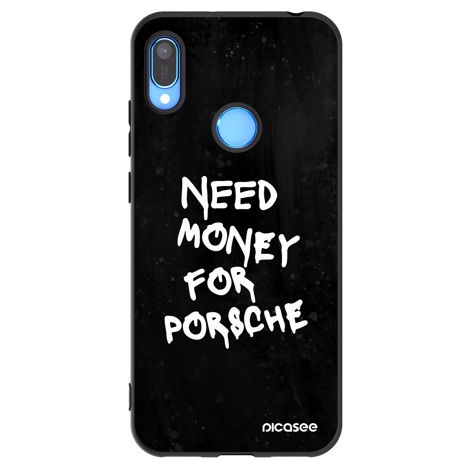 Picasee crna silikonska maskica za Huawei Y6 2019 - Black Dollar
