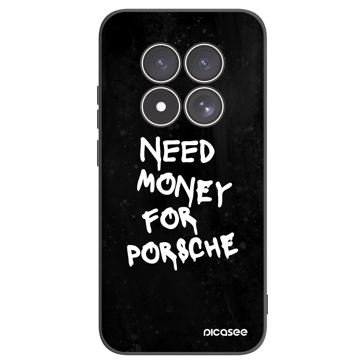 Picasee crna silikonska maskica za Xiaomi Redmi Note 15 Pro 4G - Black Dollar