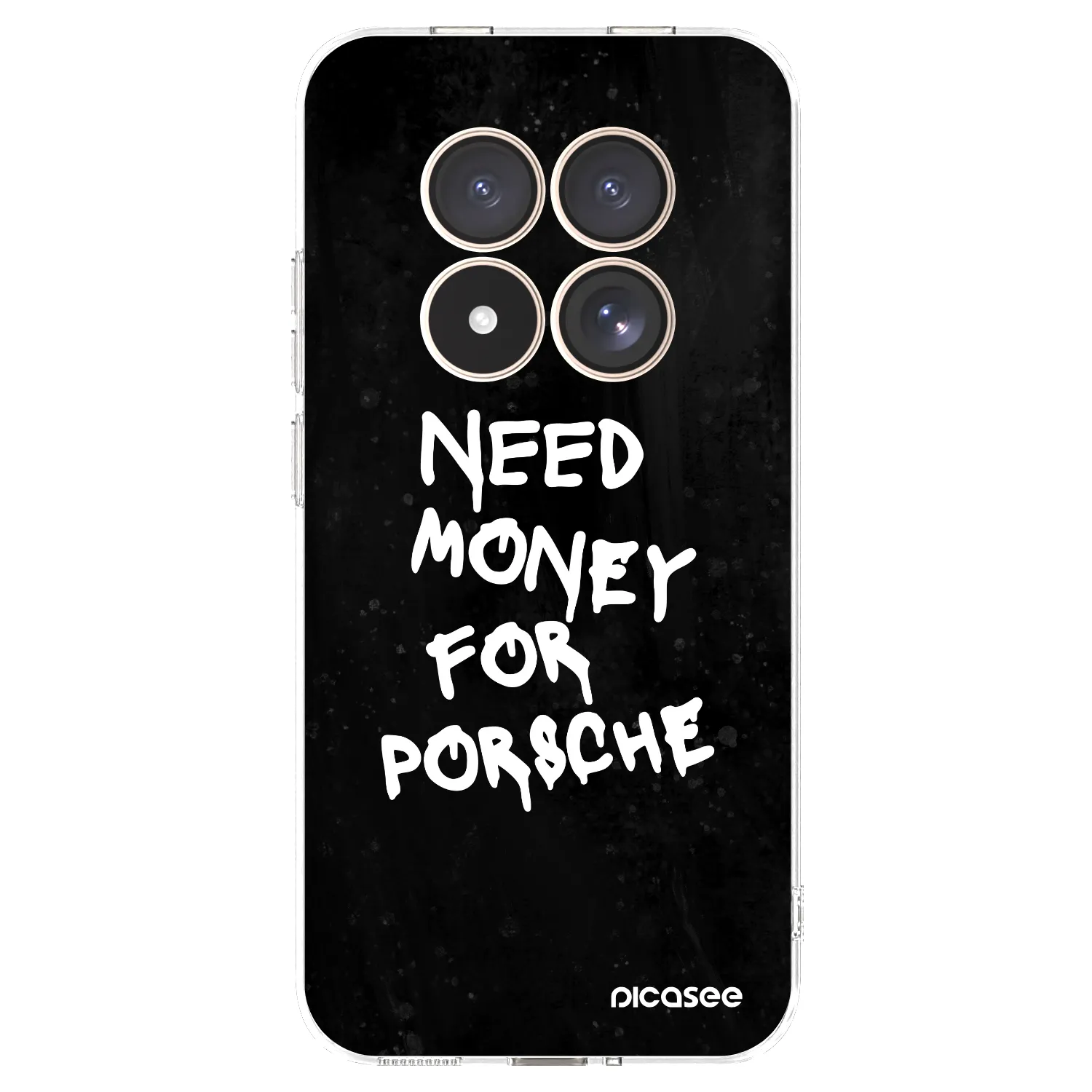 Picasee silikonska prozirna maskica za Xiaomi Redmi Note 15 Pro 4G - Black Dollar