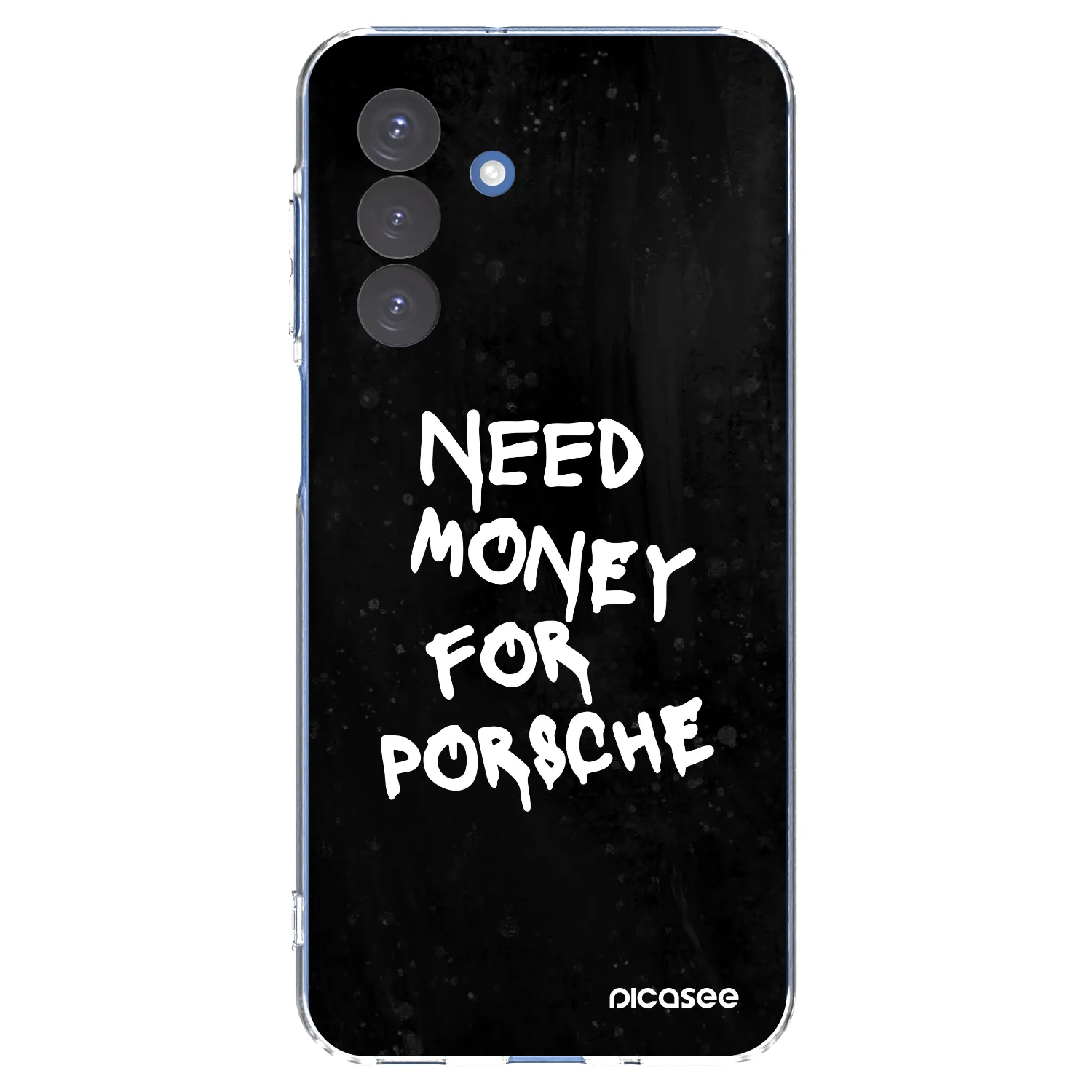 Picasee silikonska prozirna maskica za Samsung Galaxy A17 5G - Black Dollar