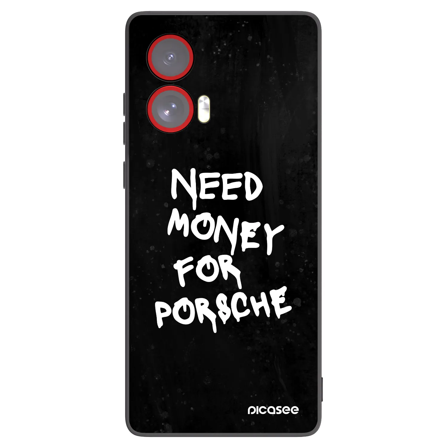 Picasee crna silikonska maskica za Motorola Edge 50 Fusion - Black Dollar