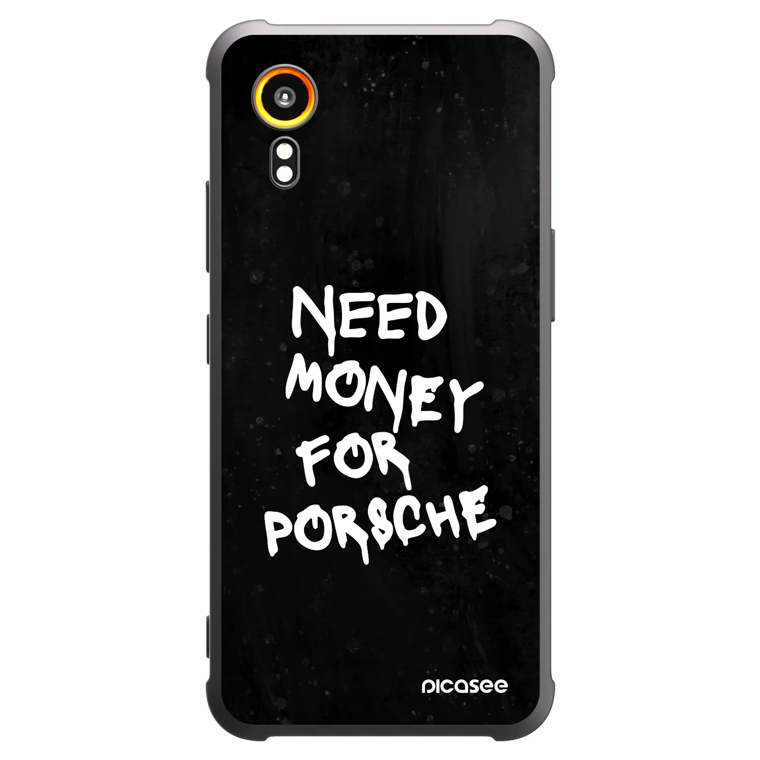 Picasee crna silikonska maskica za Samsung Galaxy Xcover 7 - Black Dollar
