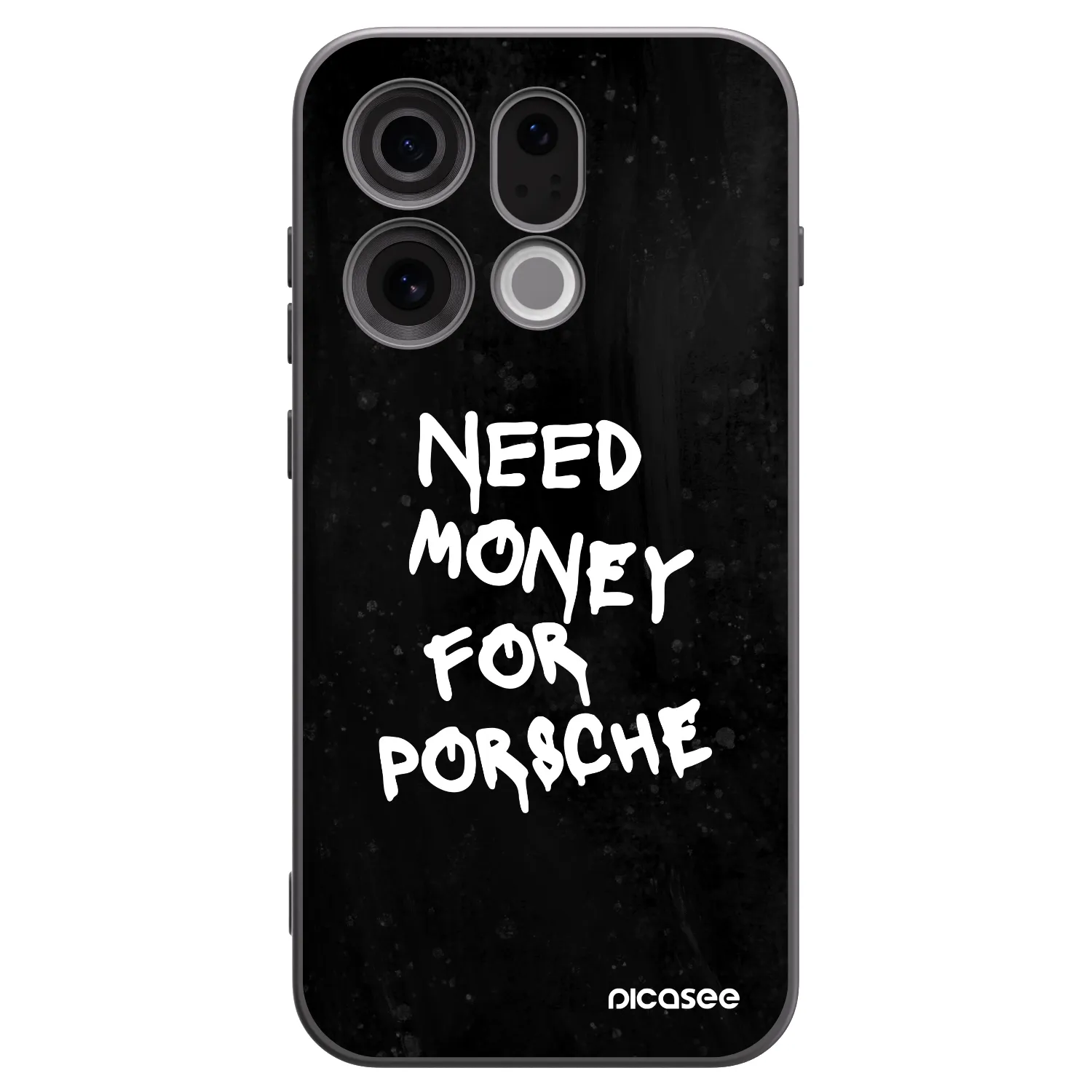 Picasee crna silikonska maskica za OPPO Find X9 - Black Dollar