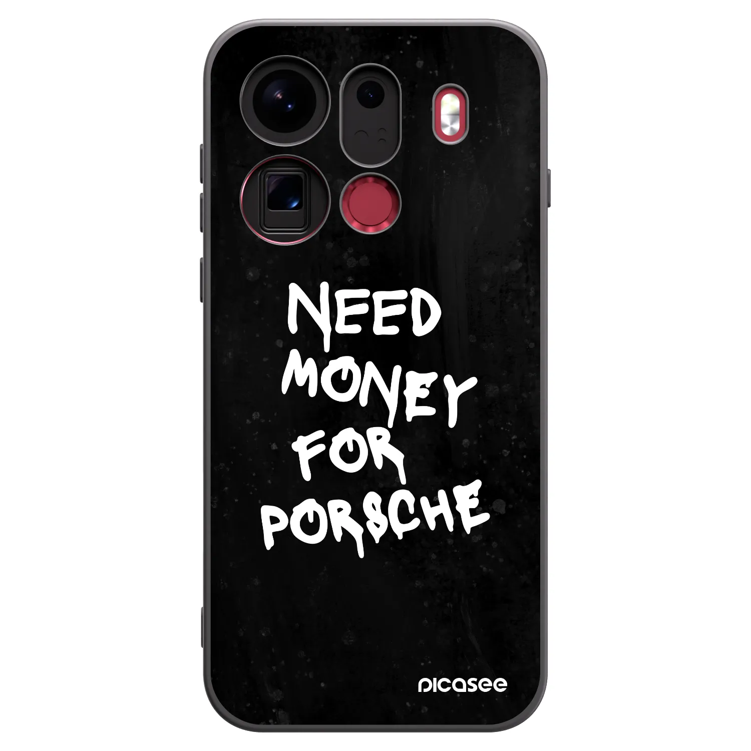 Picasee crna silikonska maskica za OPPO Find X9 Pro - Black Dollar