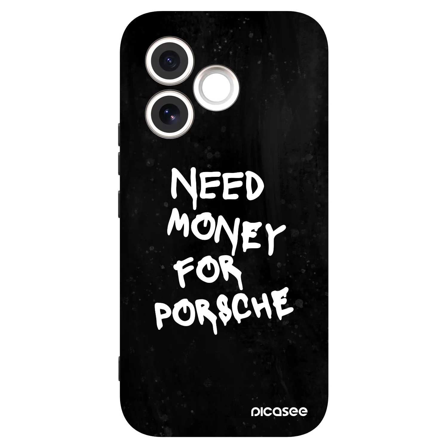 Picasee crna silikonska maskica za Honor 600 Lite - Black Dollar