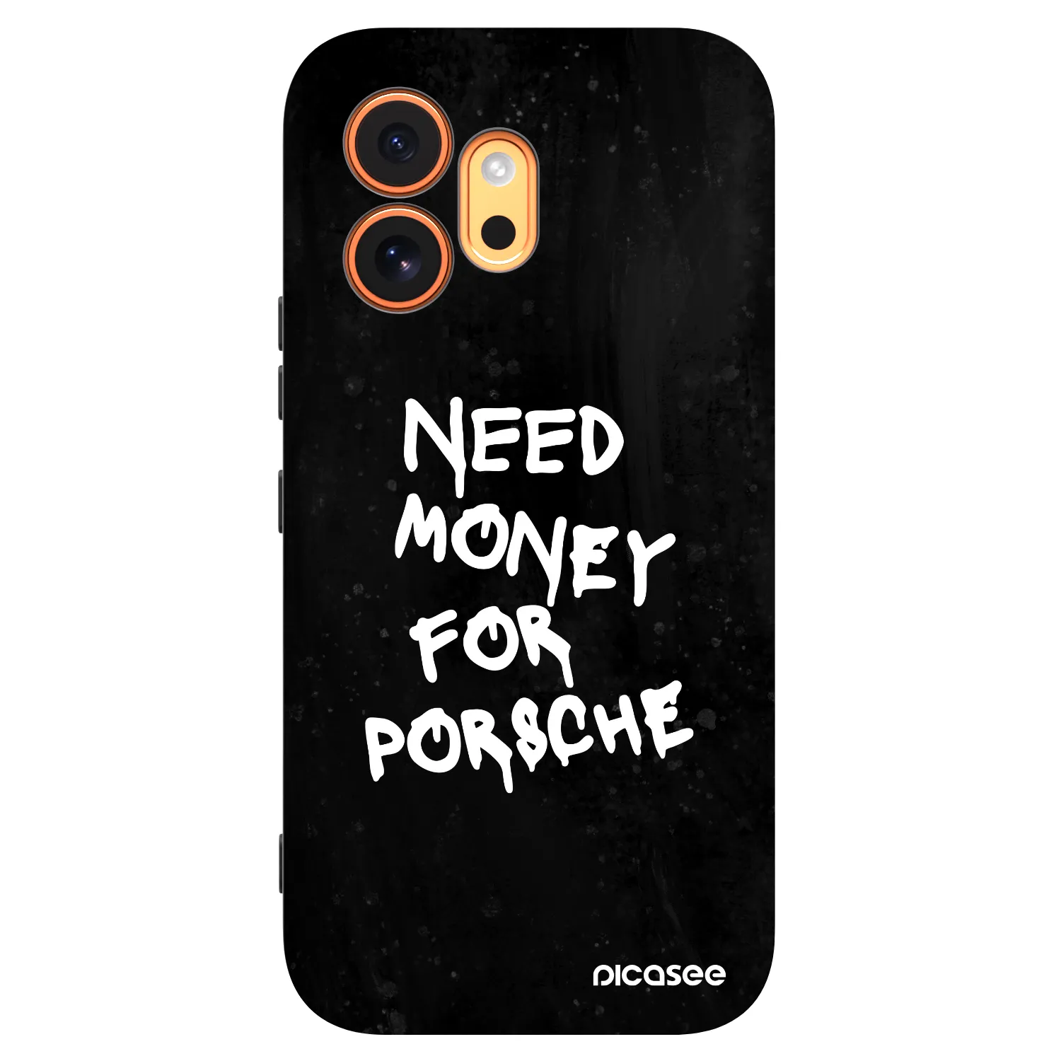 Picasee crna silikonska maskica za Honor 600 - Black Dollar