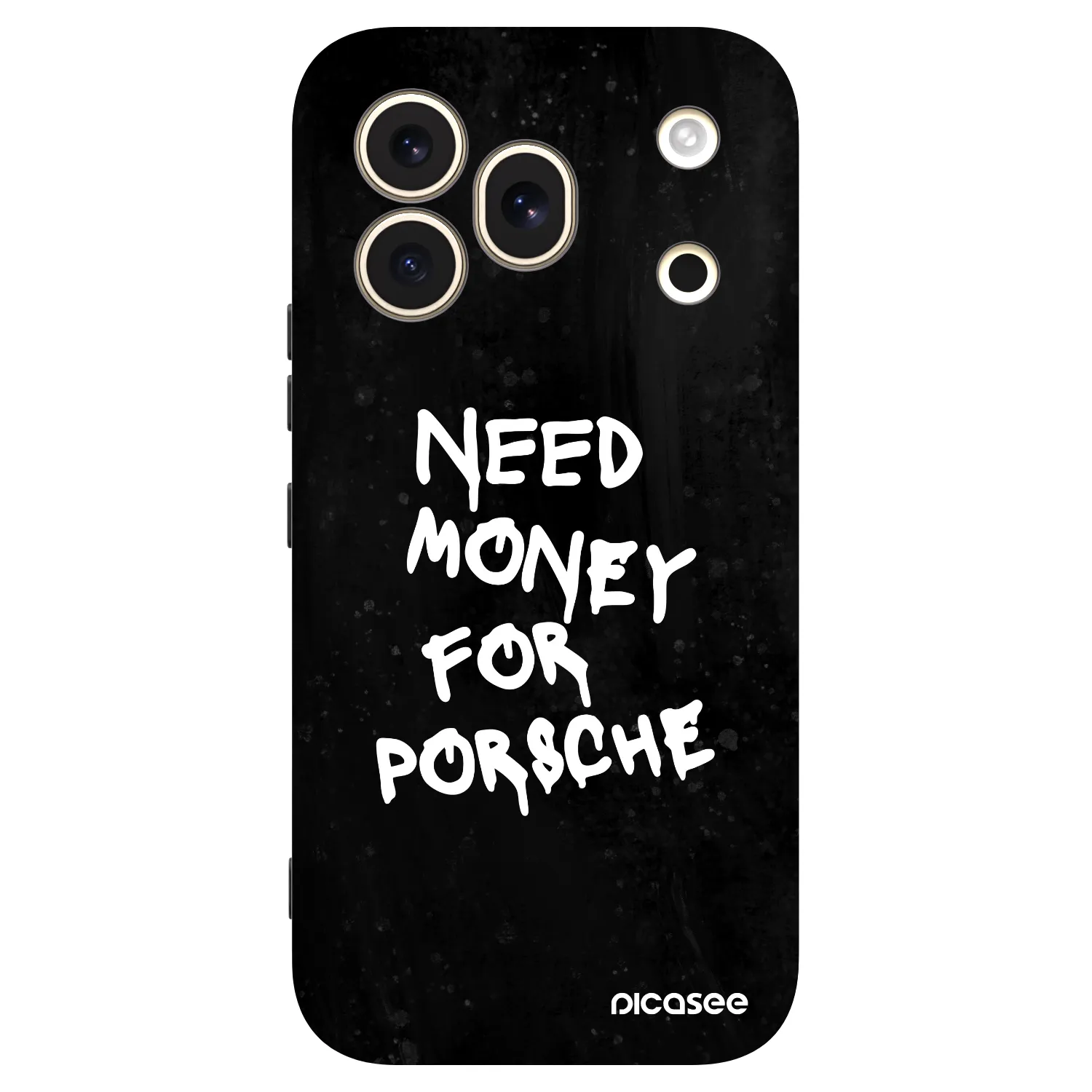Picasee crna silikonska maskica za Honor 600 Pro - Black Dollar