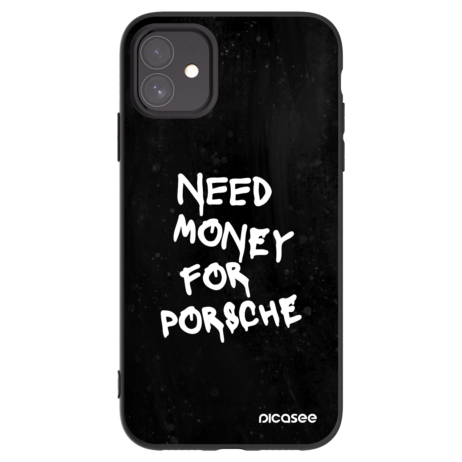 Picasee crna silikonska maskica za Apple iPhone 11 - Black Dollar