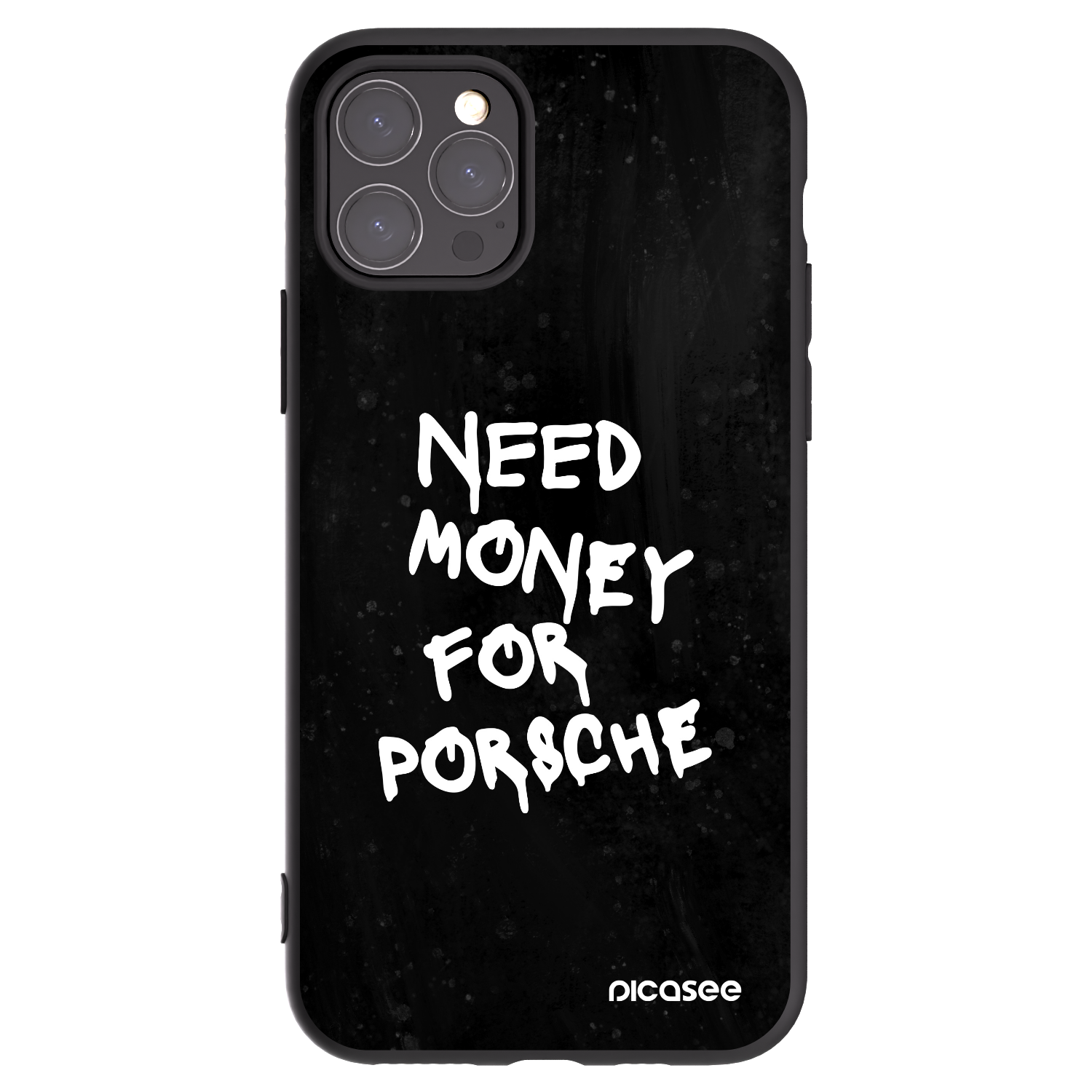 Picasee crna silikonska maskica za Apple iPhone 11 Pro - Black Dollar