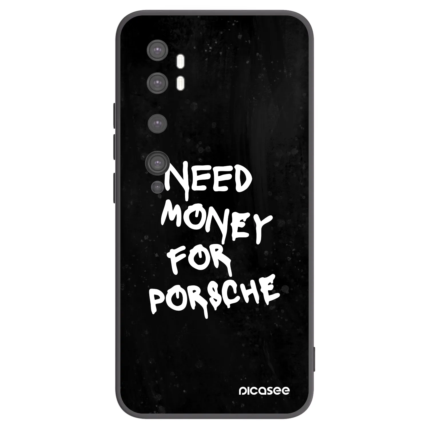 Picasee crna silikonska maskica za Xiaomi Mi Note 10 (Pro) - Black Dollar