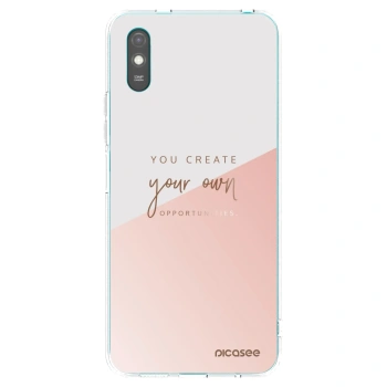 Picasee silikonska prozirna maskica za Xiaomi Redmi 9A - You create your own opportunities