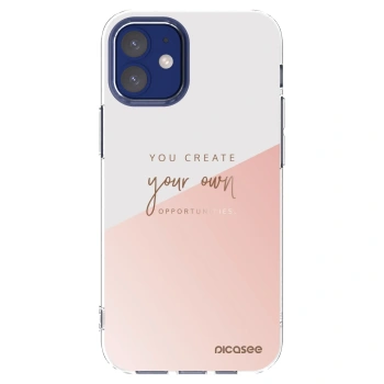 Picasee silikonska prozirna maskica za Apple iPhone 12 mini - You create your own opportunities
