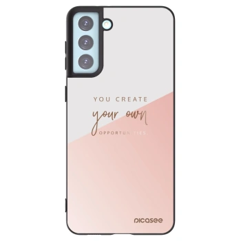 Picasee crna silikonska maskica za Samsung Galaxy S21+ 5G G996F - You create your own opportunities