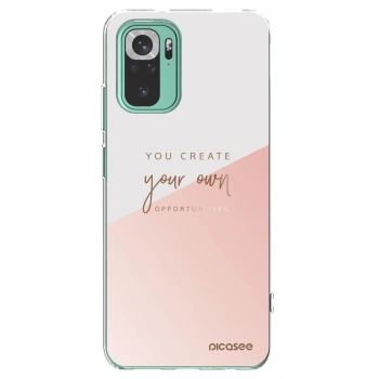 Picasee silikonska prozirna maskica za Xiaomi Redmi Note 10 Pro - You create your own opportunities