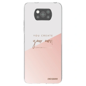 Picasee crna silikonska maskica za Xiaomi Poco X3 Pro - You create your own opportunities