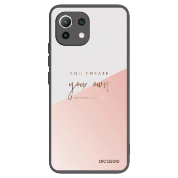 Picasee crna silikonska maskica za Xiaomi Mi 11 Lite - You create your own opportunities