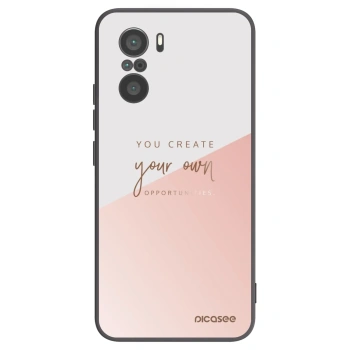 Picasee crna silikonska maskica za Xiaomi Poco F3 - You create your own opportunities