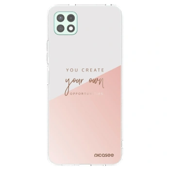 Picasee silikonska prozirna maskica za Samsung Galaxy A22 A226B 5G - You create your own opportunities