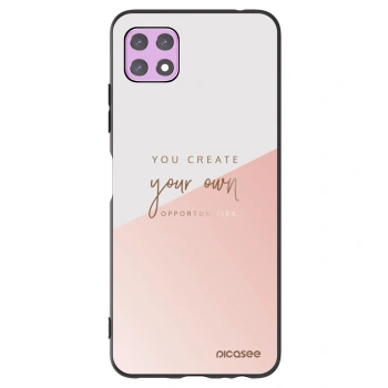 Picasee crna silikonska maskica za Samsung Galaxy A22 A226B 5G - You create your own opportunities