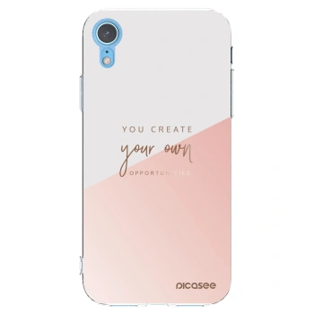 Picasee silikonska prozirna maskica za Apple iPhone XR - You create your own opportunities