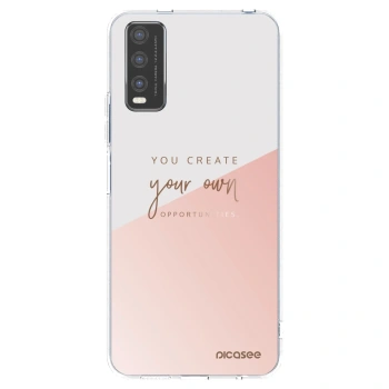 Picasee silikonska prozirna maskica za Vivo Y20s - You create your own opportunities