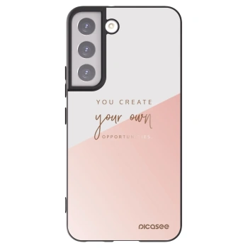 Picasee crna silikonska maskica za Samsung Galaxy S22 5G - You create your own opportunities