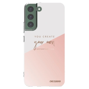 Picasee silikonska prozirna maskica za Samsung Galaxy S22+ 5G - You create your own opportunities
