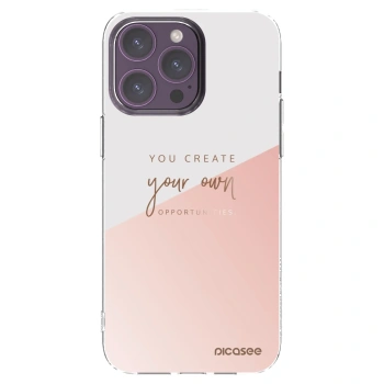 Picasee silikonska prozirna maskica za Apple iPhone 14 Pro Max - You create your own opportunities