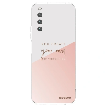 Picasee silikonska prozirna maskica za Sony Xperia 10 IV 5G - You create your own opportunities