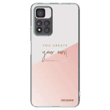 Picasee silikonska prozirna maskica za Xiaomi Redmi Note 11 Pro+ 5G - You create your own opportunities
