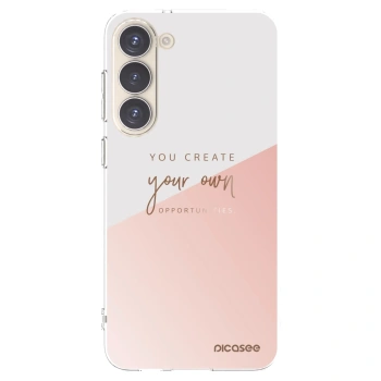 Picasee silikonska prozirna maskica za Samsung Galaxy S23+ 5G - You create your own opportunities