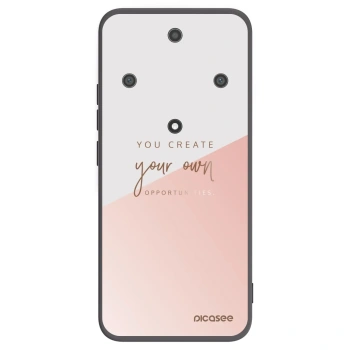 Picasee crna silikonska maskica za Honor Magic5 Lite 5G - You create your own opportunities